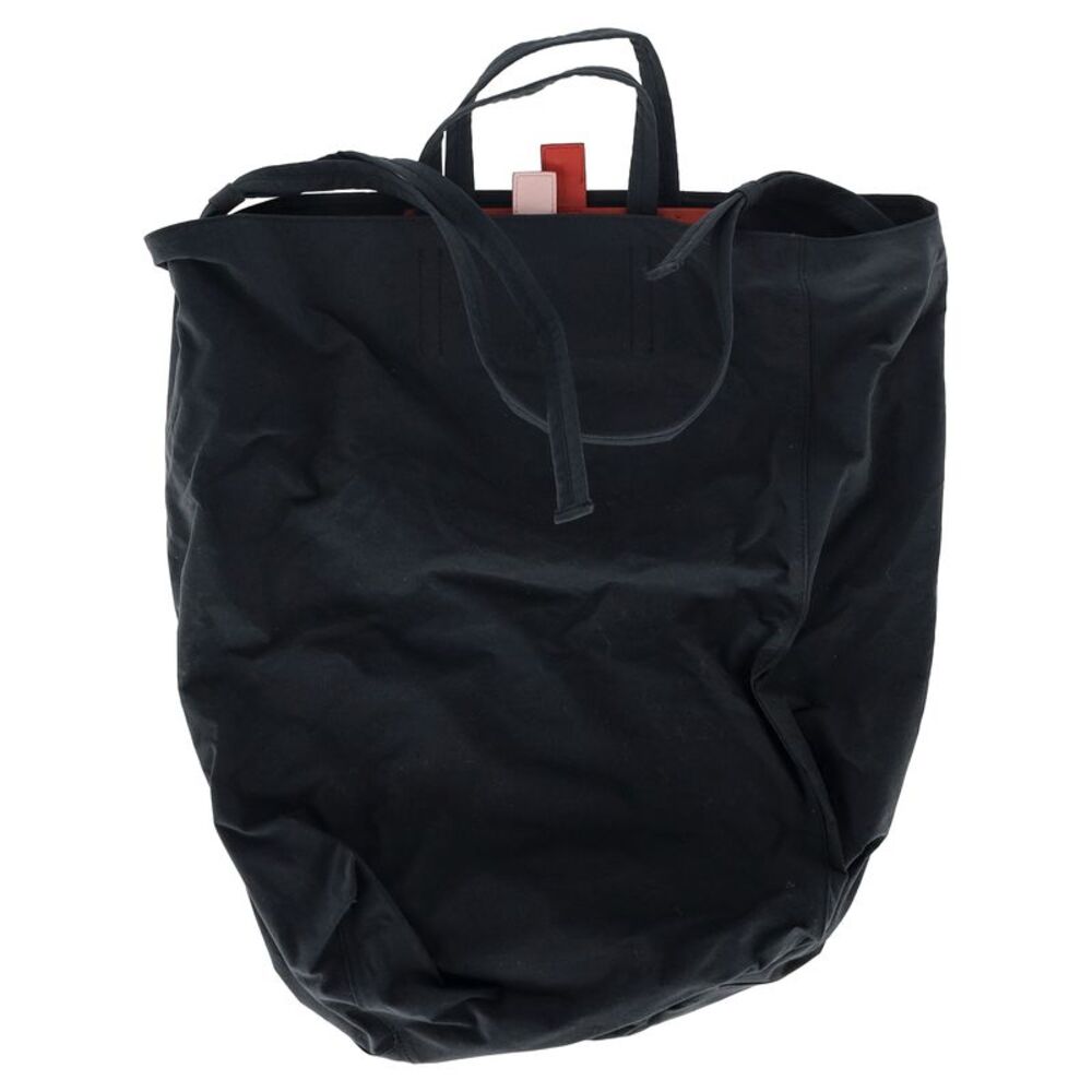 Acne Studios Baker Tote in Black Cotton
